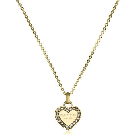 michael kors herz|heart necklace Michael Kors.